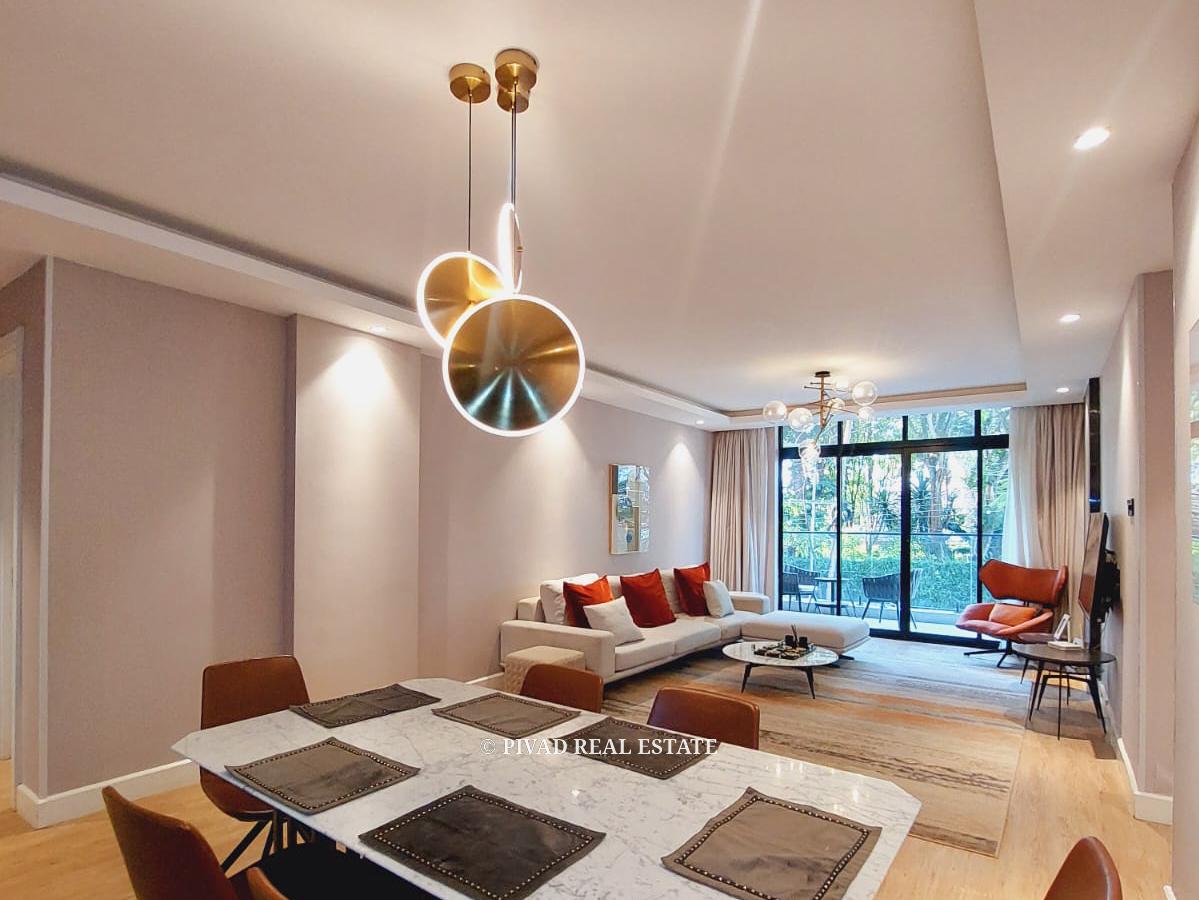 Fully furnished 3 bedroom apartment available for rent in Volaire apartments