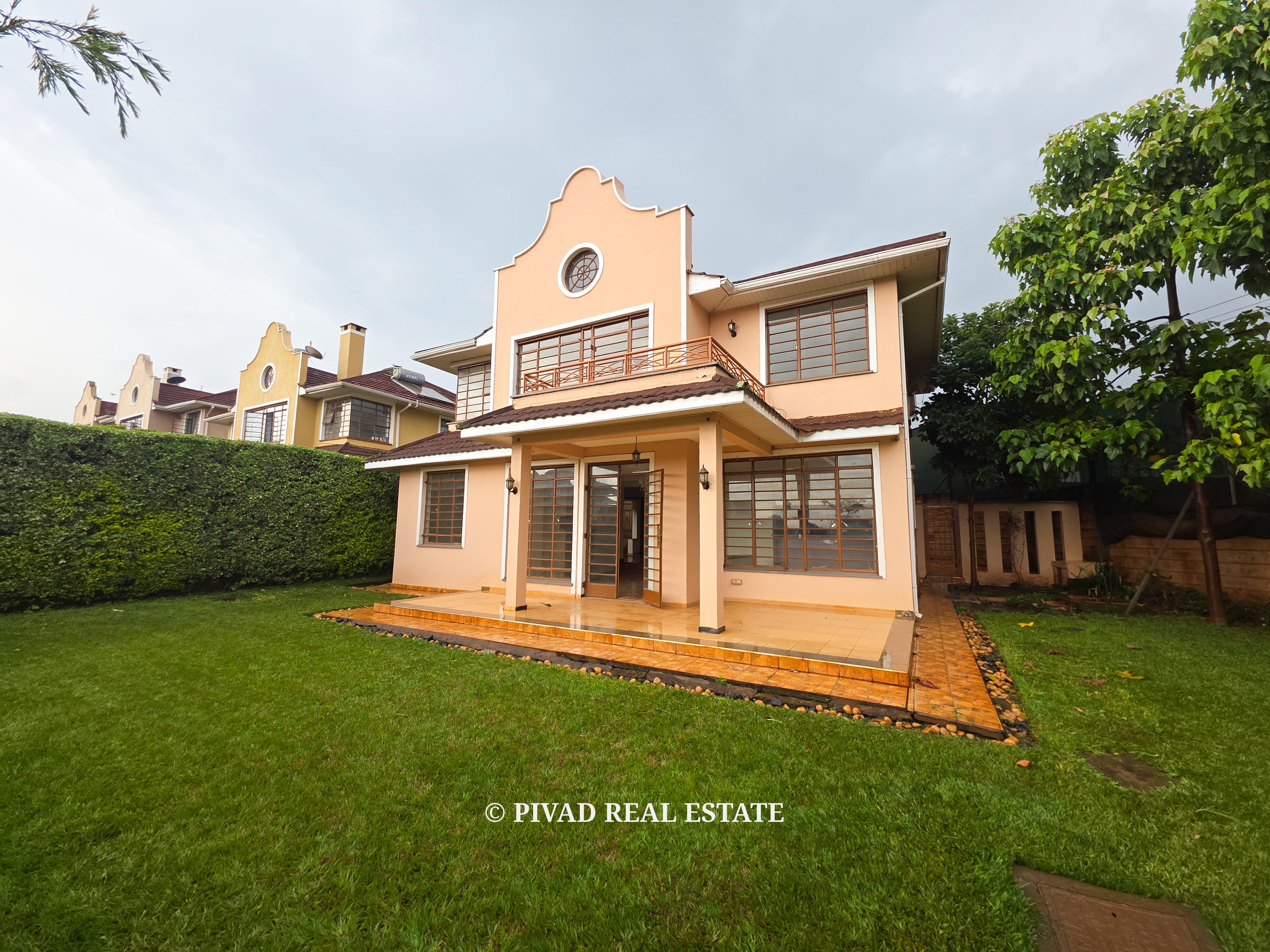 4 Bedroom Townhouse Available For Rent - Along Kiambu Road