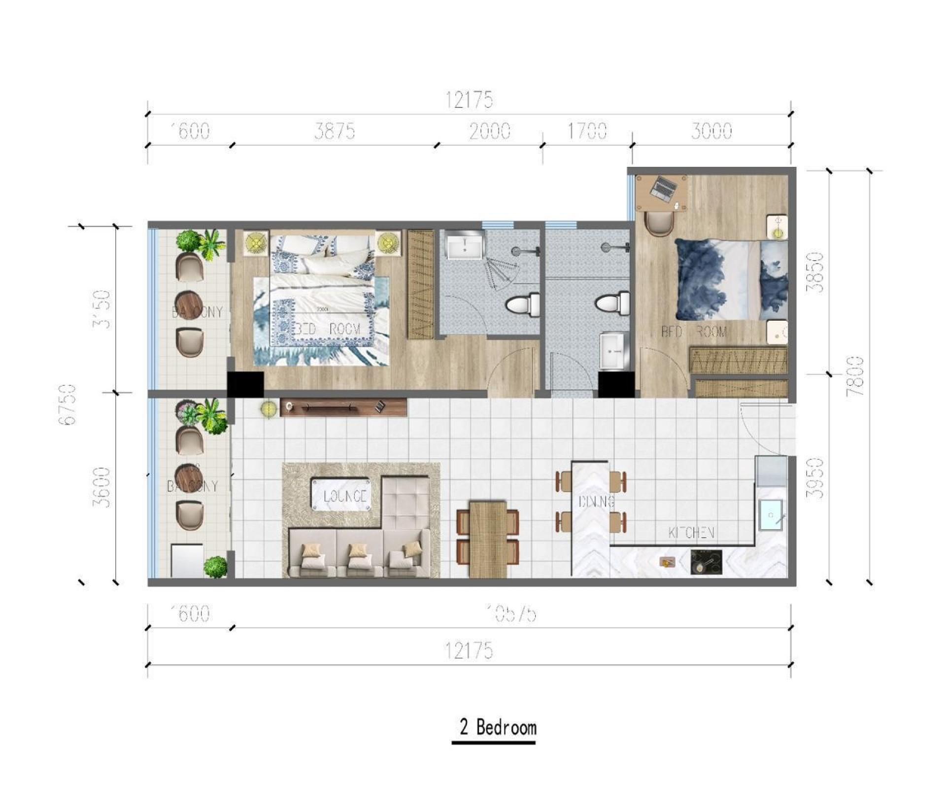 The Oxford Homes | Modern 1 & 2 Bedroom Apartments for Sale on Riverside Drive, Westlands