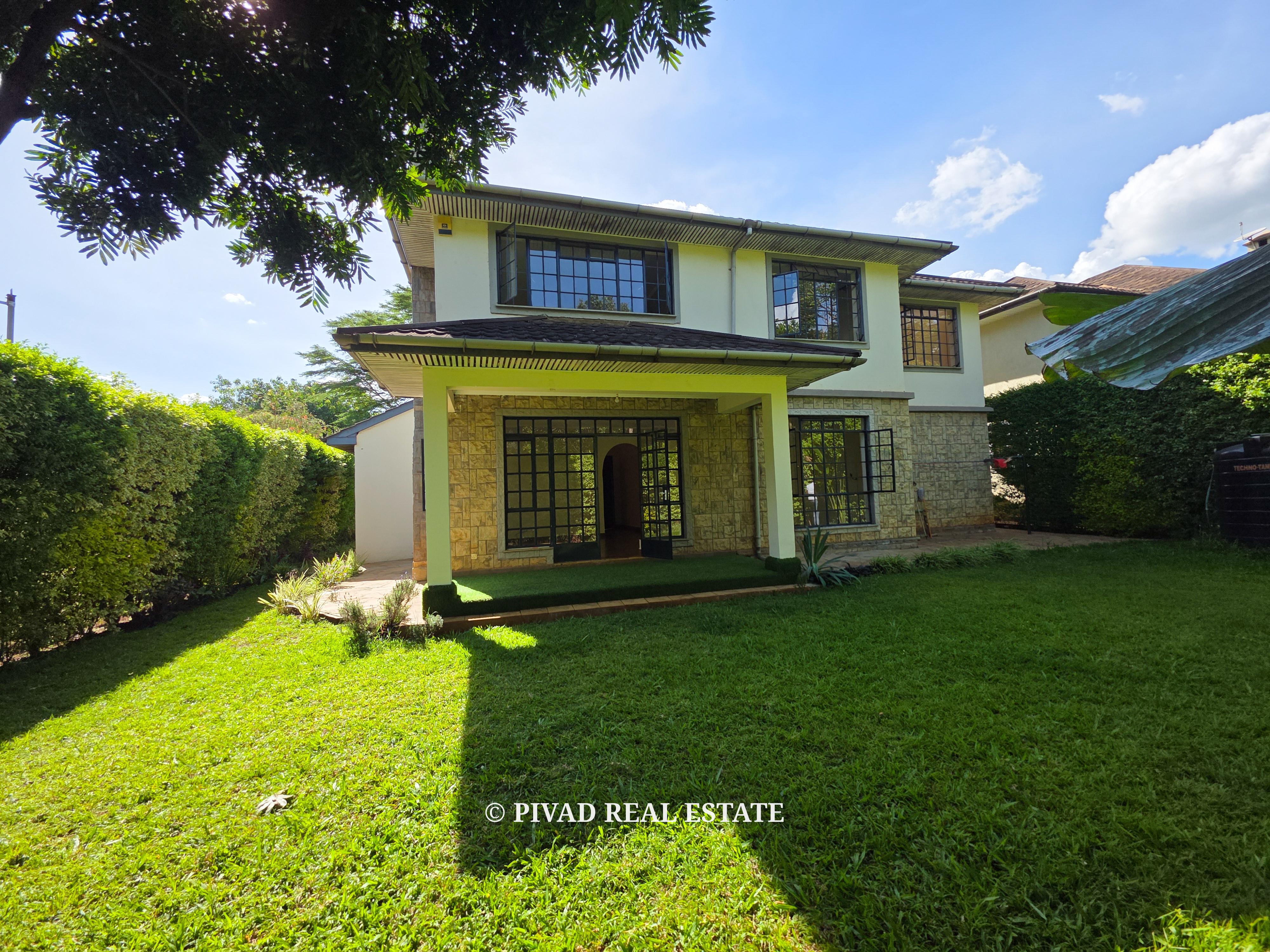 4 Bedroom House Available For Rent - Off Kiambu Road