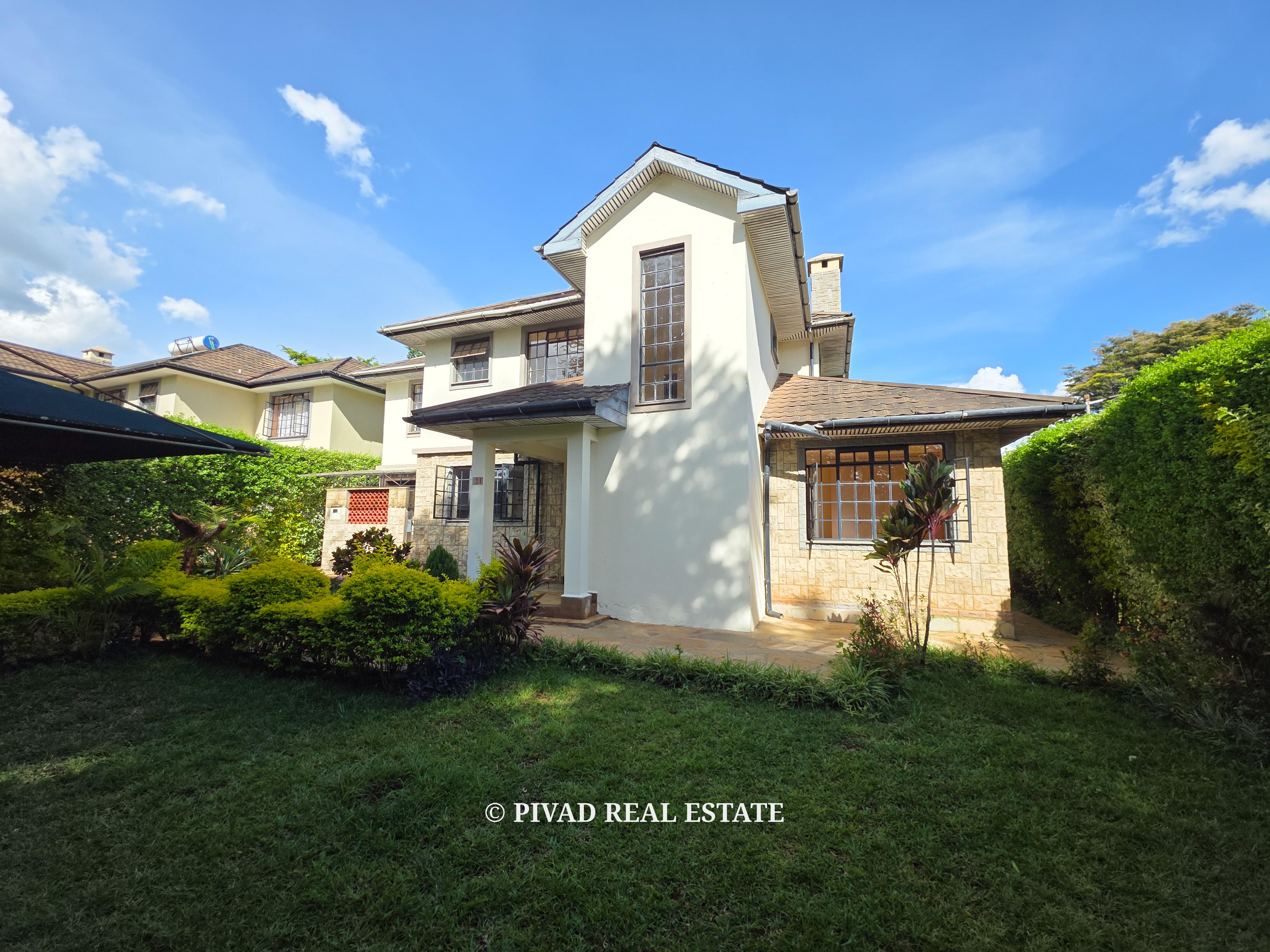 4 Bedroom House Available For Rent - Off Kiambu Road
